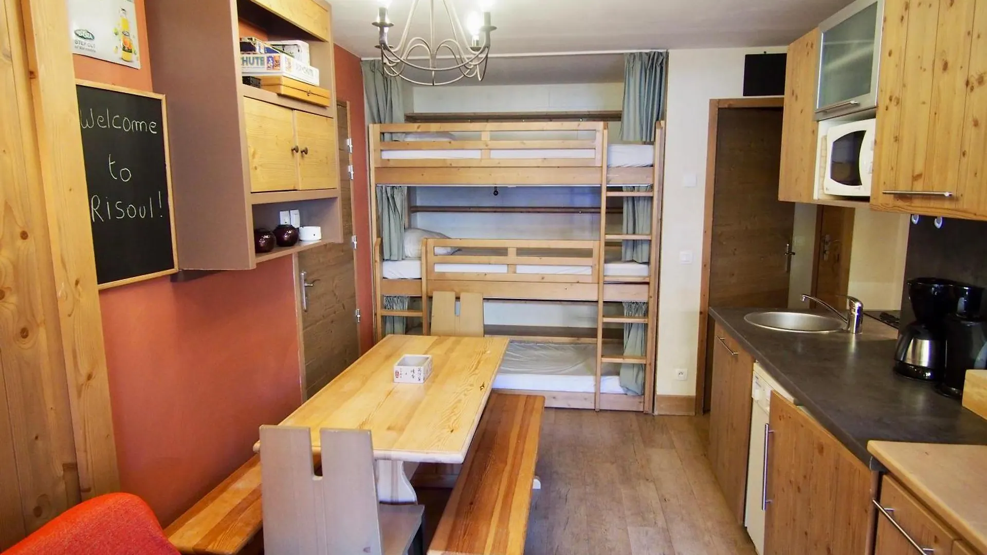 Risoulski Antares - Piscine Et Sauna 公寓 里苏尔